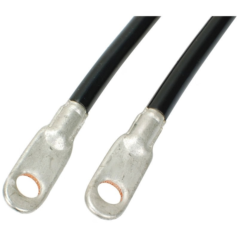 3332 : JUMPER CABLE (6 GAUGE LUG 9" BLACK) - motofork