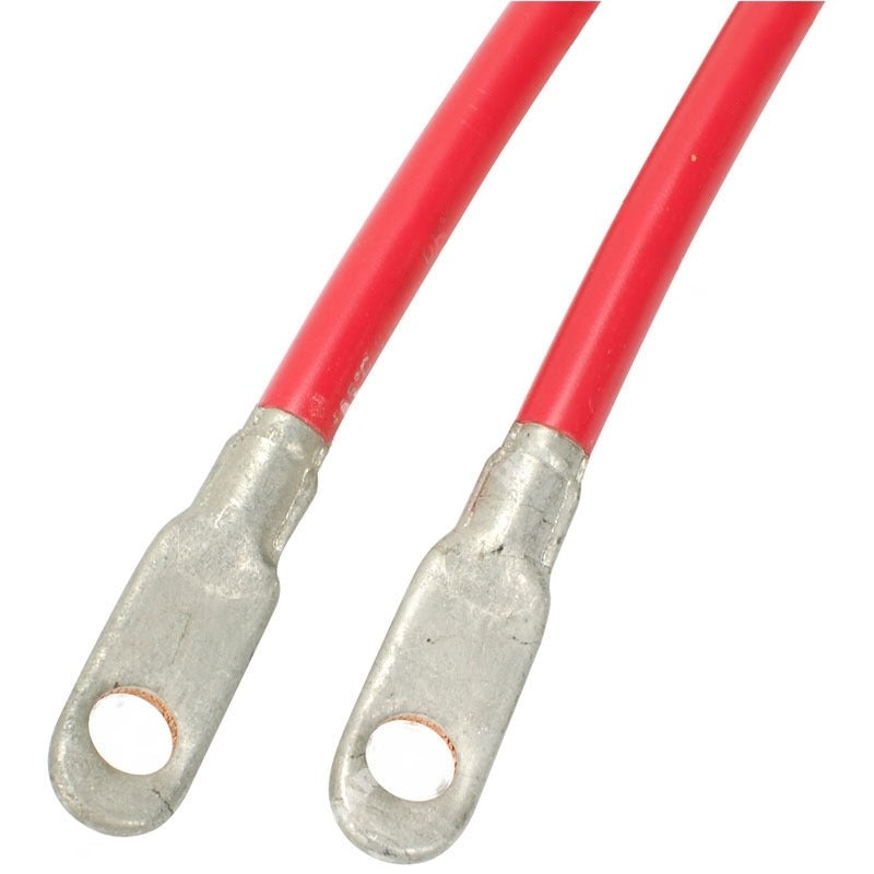 4334 : JUMPER CABLE (6 GAUGE LUG 20" RED) - motofork