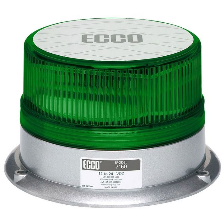 7160G : STROBE LAMP (LED GREEN) - motofork