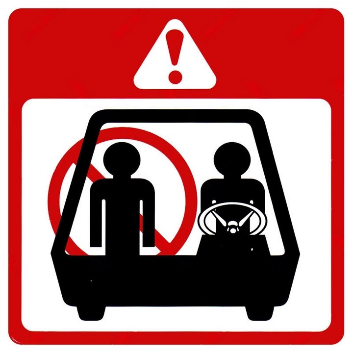 DECAL-100 : DECAL (NO PASSENGER) - motofork