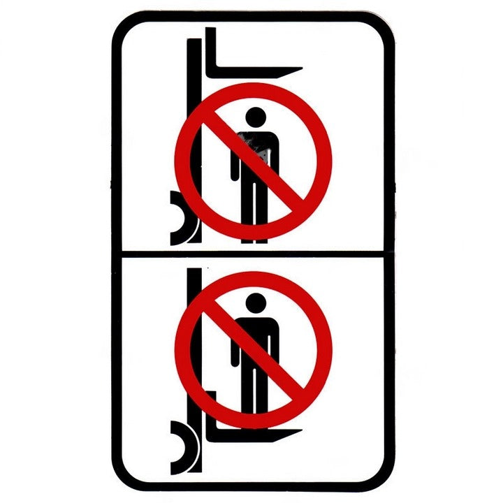 DECAL-77 : DECAL (FORK WARNING) - motofork