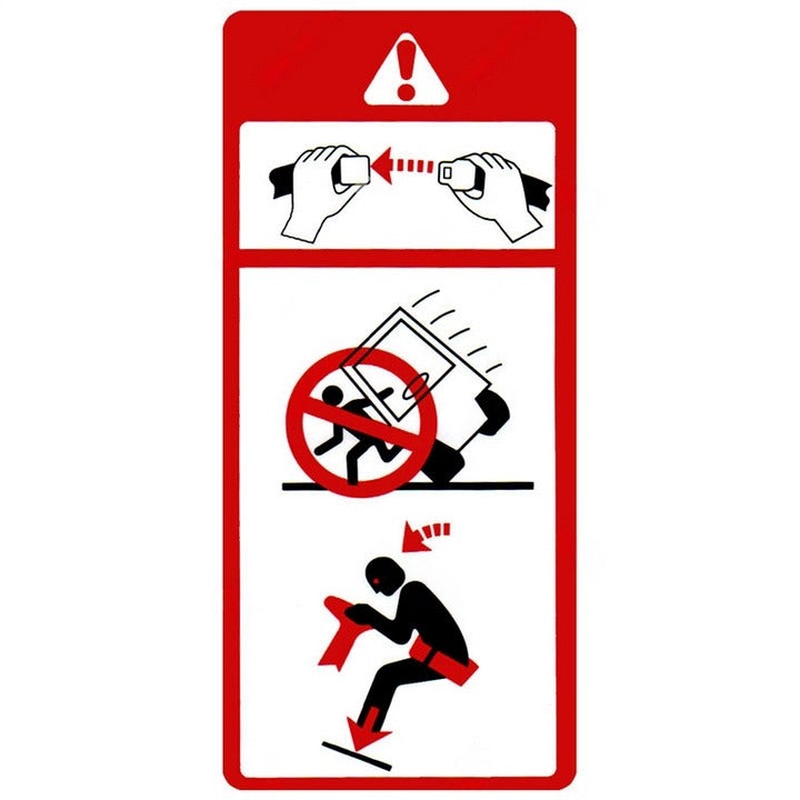 DECAL-96 : DECAL (SEAT BELT) - motofork