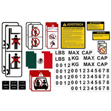 Load image into Gallery viewer, DECAL-KIT-SPANISH : UNIVERSAL DECAL KIT (SPANISH) - motofork