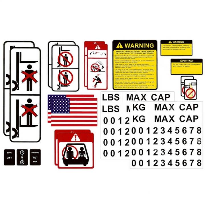 DECAL-KIT-USA : UNIVERSAL DECAL KIT - motofork