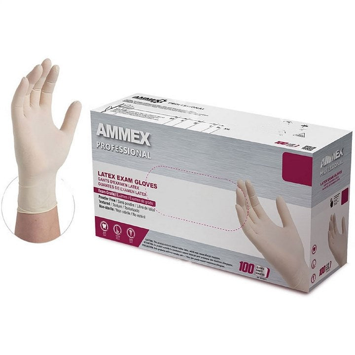 GLV-4381 : LATEX GLOVE (LARGE 100 PCS) - motofork