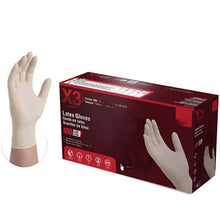 Load image into Gallery viewer, GLV-4603 : LATEX GLOVE (MEDIUM/100 PK) - motofork