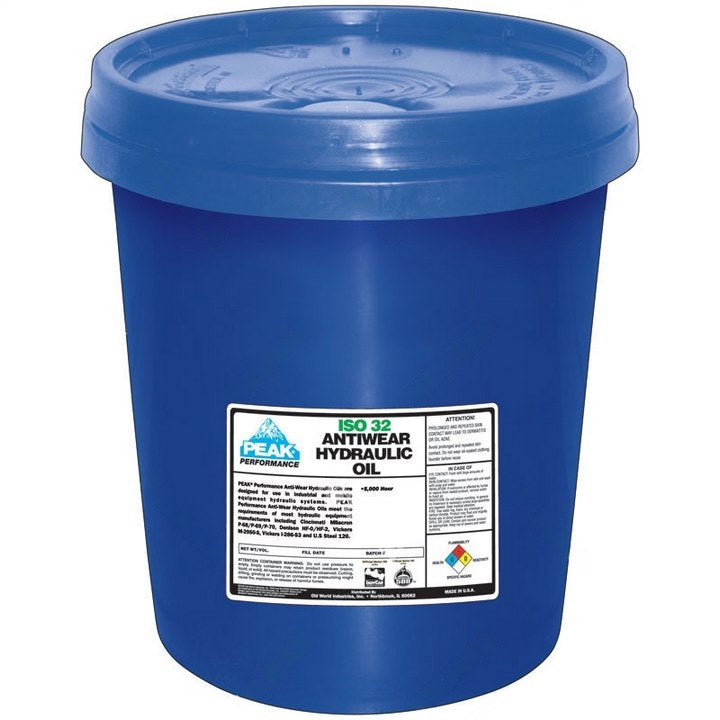 HF-9032 : HYDRAULIC OIL, 5 GAL. (AW 32) - motofork