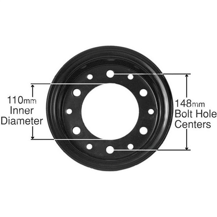 R500-2 : STEEL RIM ASSEMBLY - motofork