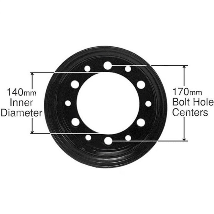R600-2 : STEEL RIM ASSEMBLY - motofork