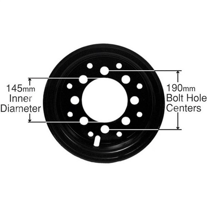 R700-1 : STEEL RIM ASSEMBLY - motofork