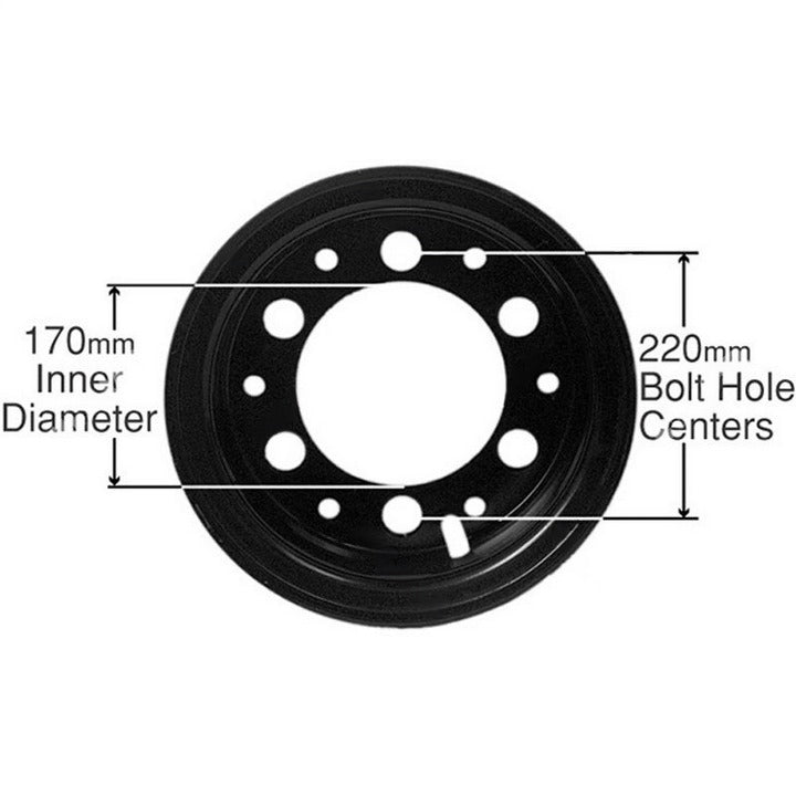 R700-3 : STEEL RIM ASSEMBLY - motofork