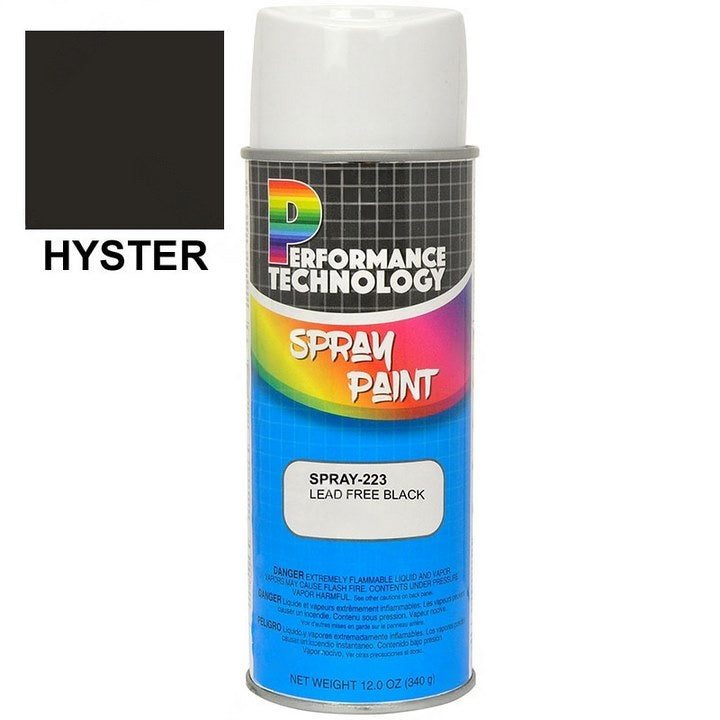 SPRAY-223 : SPRAY PAINT (12OZ LEAD FREE BLACK) - motofork