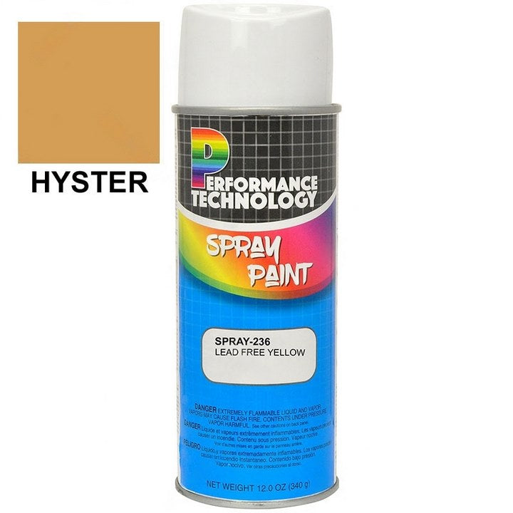 SPRAY-236 : SPRAY PAINT (12OZ LEAD FREE YELLOW) - motofork