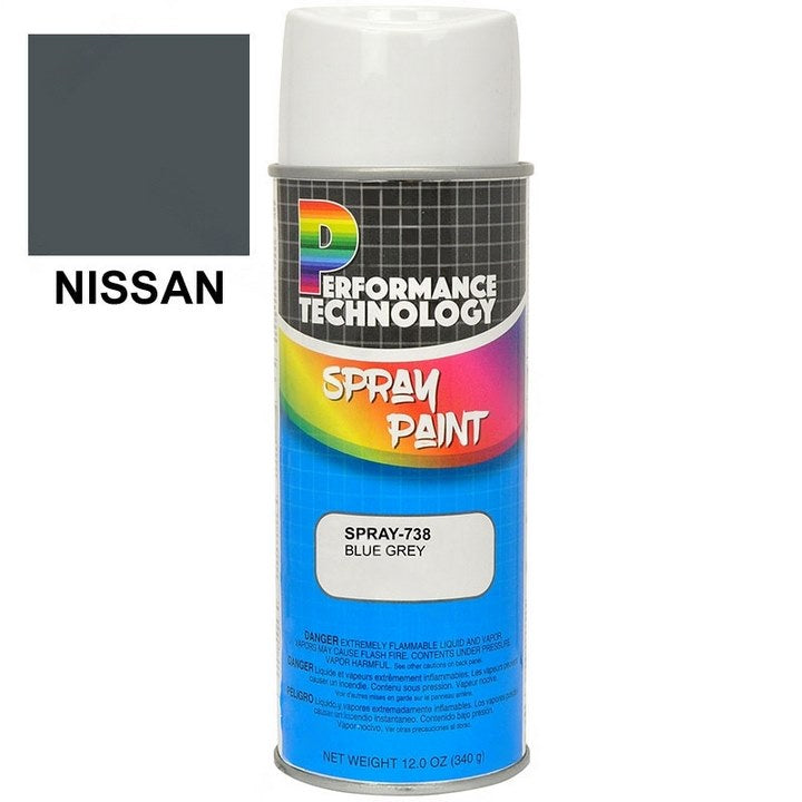 SPRAY-738 : SPRAY PAINT (12OZ BLUE GREY) - motofork