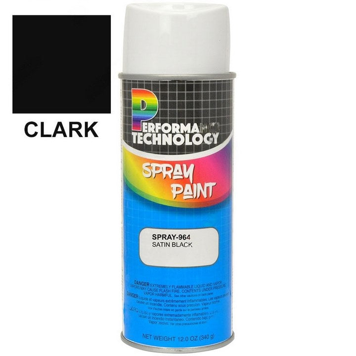 SPRAY-964 : SPRAY PAINT (12OZ SATIN BLACK) - motofork