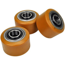 Load image into Gallery viewer, WH-746-KIT : POLY WHEELS (3)/BEARINGS 95D) - motofork